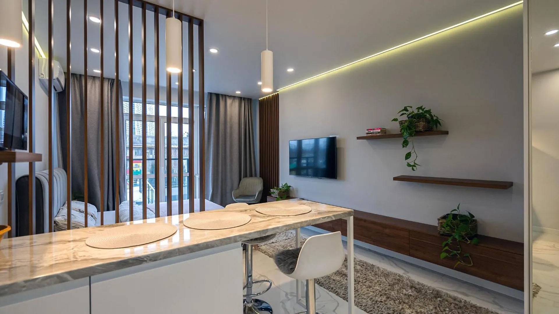 Ferienwohnung Victory Elegant Studio Kiew Ukraine