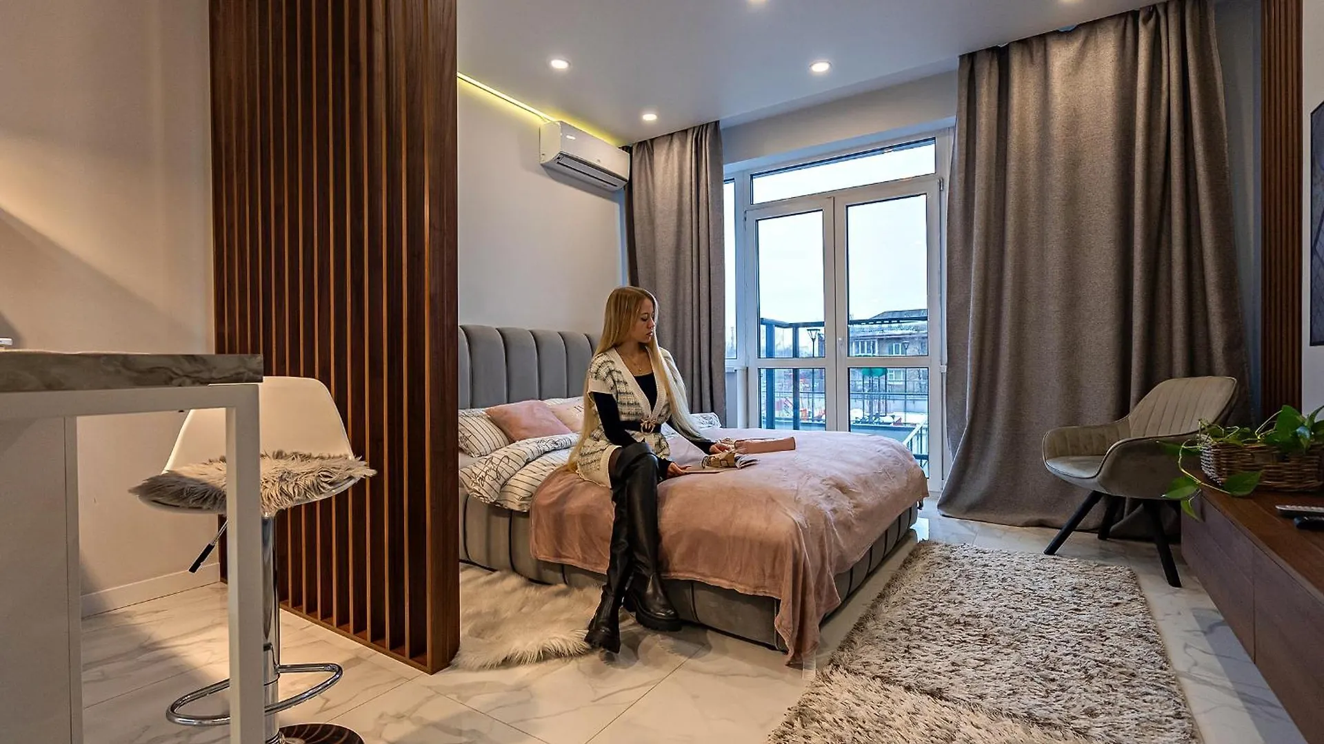 Apartment Ferienwohnung Victory Elegant Studio Kiew